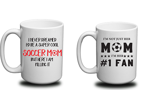 Soccer Personalized coffee mug mobil